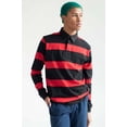 thumbnail image 2 of Ragstock Black & Red Rugby Polo, 2 of 4