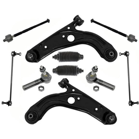 Front Low Control Arm Ball Joint Tie Rods Fits for 2012-2017 Fiat 500