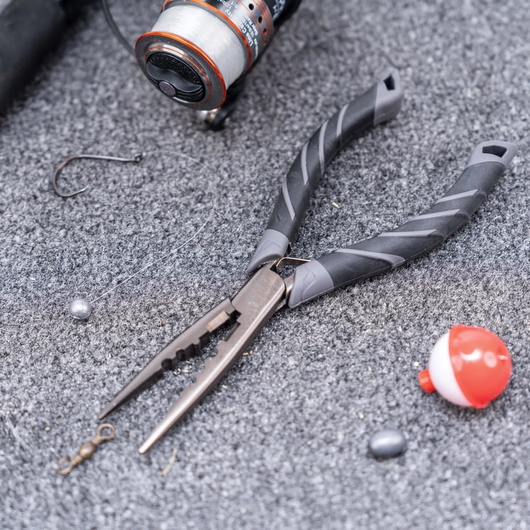 Ozark Trail 8 inch Stainless Steel Pliers with Soft Grip, Crimping