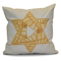 Simply Daisy Star Mosaic Geometric Print Outdoor Pillow