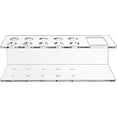 thumbnail image 6 of MyGift Whiteboard Supply Storage, 10-Slot Clear Acrylic Dry Erase Marker and Eraser Holder, Wall Mounted Office Accessories Organizer Storage Rack, 6 of 6