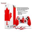 thumbnail image 2 of WraptorSkinz Skin Wrap compatible with the 2020 XBOX Series S Console and Controller Canadian Canada Flag (XBOX NOT INCLUDED), 2 of 3