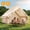 4-6 person, variant on Qunler 4-6 Person Inflatable Tent with Pump, Large Waterproof Air Tent for Camping, Easy Setup in 5 Mins, Windproof Cabin Shelter, Beige