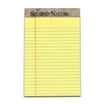 thumbnail image 4 of TOPS 74840 50 Sheet Second Nature 5 in. x 8 in. Narrow Rule Recycled Ruled Pads - Canary (1 Dozen), 4 of 9