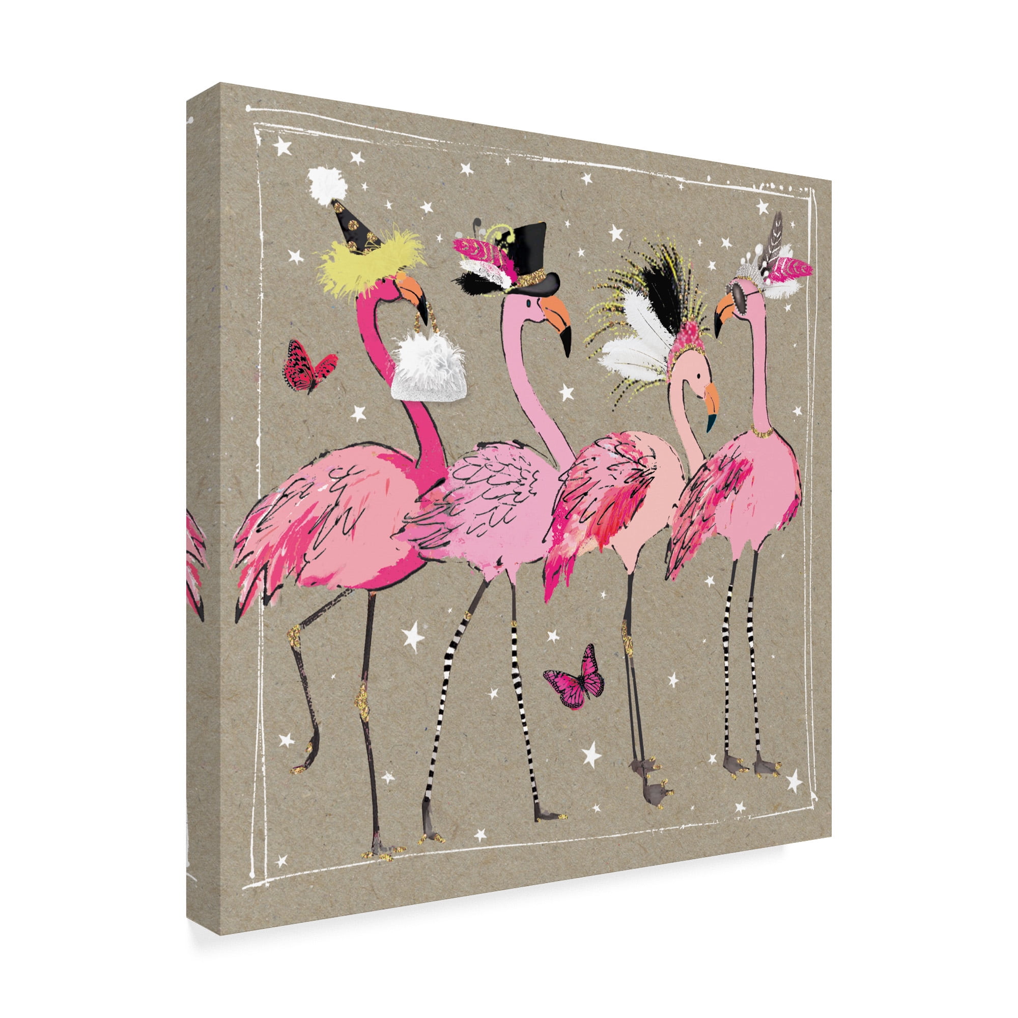 Trademark Fine Art 'Fancy Pants Bird II' Canvas Art by Hammond Gower