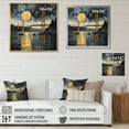 thumbnail image 4 of Designart "Golden Gate Monochrome Yellow Bridge II" Architecture Canvas Print, 4 of 5