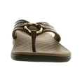 thumbnail image 2 of Vionic Women's Aloe Toe Post Sandal Mocha Leather - 10010887904, 2 of 3
