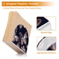 thumbnail image 4 of Decorative Butterflies Napkin Holder for Table Clear Napkin Stand Paper Holder Acrylic Organizer Dispenser Napkins for Dinner Kitchen Restaurant Room, 4 of 8