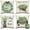 Eucalyptus E, variant on Set of 4 Outdoor Waterproof Decorative Throw Pillow Covers 18x18 Inch Linen Pillow Covers Square Cushion Case Garden Pillowcase Pillows Shell for Patio Furniture Couch Tent (Strawberry Farm)