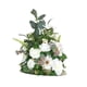 thumbnail image 2 of Bola de flores artificiales, arreglo de ramo, decoraciones de seda para bodas en casa Blanco, 2 of 8