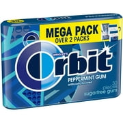 Orbit Gum Peppermint Sugar Free Chewing Gum Mega Pack - 30 Piece
