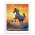 thumbnail image 5 of Paint By Numbers Kit for Adults Beginner - Majestic White Horse Sunset Waves DIY Canvas Painting Kits for Adults, Frameless Paint By Number for Adults for Home Wall Decor 16x20 Inch, 5 of 7
