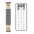 thumbnail image 6 of Table Runner Dresser Scarves 60 Inch Long, Farm Lovely Dwarf with Honey Buffalo Checked Linen Dining Table Runners Honeycomb Tabletop Scarf for Wedding Holiday Party Kitchen, 6 of 7