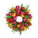 thumbnail image 4 of Guirnalda de flores artificiales para puerta de tulipán, flor de vid falsa, decoración del hogar, follaje de flores de simulación, naranja, 30 cm sidaley HA8952-01B, 4 of 6