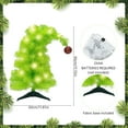thumbnail image 4 of 18inch Mini Christmas Tree Ornament,Artificial Green Crooked Neck Tabletop Christmas Trees with Light and Samll Balls for infoor Outdoor Home Holiday Party Decoration, 4 of 9