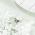 thumbnail image 4 of Butterfly Necklace for Women 925 Sterling Silver Butterfly Pendant Necklace August Birthstone Cubic Zirconia Jewelry Gift, 4 of 5