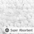 thumbnail image 3 of Alfombra de baño Yimobra Soft Shaggy Chenille, 80 x 50 cm, color blanco brillante, 3 of 8