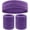 Purple, variant on Sweatband Set Cotton Sports Headband Terry Cloth Wristband Moisture Wicking Sweat Absorbing Sweatbands Head Band Athletic Exercise Basketball Tennis Working Out Gym