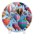 thumbnail image 3 of Acrylic Hot Air Balloon Day Pattern Birthday Cake Topper Party Decoration for Wedding Anniversary Birthday Graduation, 3 of 7