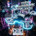 thumbnail image 2 of Mini Drone Beginner-Friendly Stunt Flyer, Remote Little Aerobatic 4-Axis Drone with LED Light, Rechargeable 360° Rotating Stunt Control Flying, Surprise Gift for Boys and Girls, 2 of 7