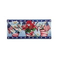 thumbnail image 6 of Evergreen Indoor Outdoor Doormat Bundle Set of 5 - Frame and 4 Holiday Seasonal Inserts Valentine's Love Easter Tulips 4th of July and St. Patricks, 6 of 8