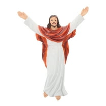 OFFIGAM Easter Resin Jesus Statue Wall Hanging Home Decor Classic