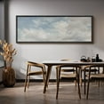 thumbnail image 6 of Large Framed Canvas Print Serene Blue Skies - Classic LandscapeWall Art Decorative Ready to Hang Painting for Living room Bedroom 60x20 inches Black Frame, 6 of 9