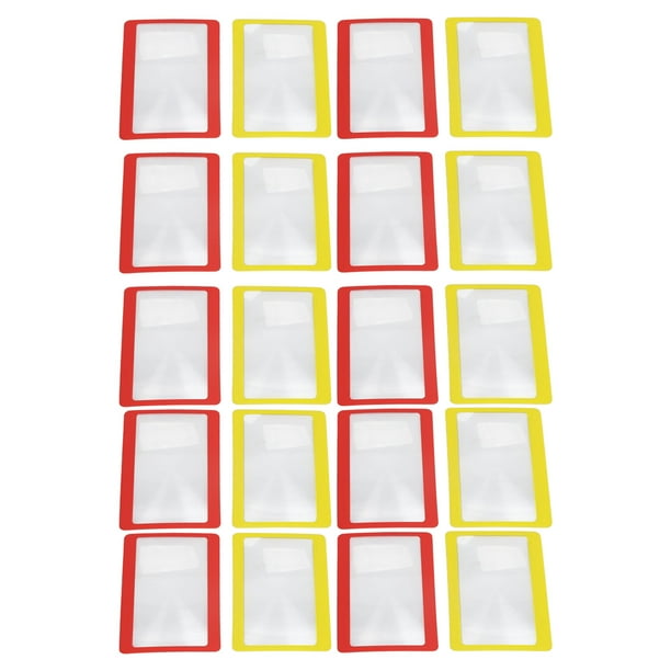 Lupas del tamaño de una tarjeta de crédito Lentes de aumento para tarjetas de crédito Lupa de mano Lentes de aumento para leer Lupas del tamaño de una tarjeta de crédito de ANGGREK Otros