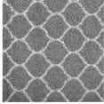 thumbnail image 3 of Modway Solvea 5' x 8' Moroccan Trellis Shag Area Rug in Gray and Ivory, 3 of 7