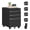 3-Black, variant on 2 Drawer Mobile File Cabinet with Lock, Metal File Cabinets with Wheels,Small Rolling File Cabinets for Home Office, File Cabinet Ffit Hanging Letter/Legal/A4 File