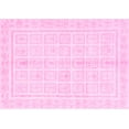 thumbnail image 1 of Ahgly Company Indoor Rectangle Abstract Pink Modern Area Rugs, 2' x 4', 1 of 4