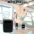 thumbnail image 3 of 1200mAh Megaphone Portable Voice Amplifier Microphone Speaker Tour Guide Teaching ,Loud Volume, 3 of 7