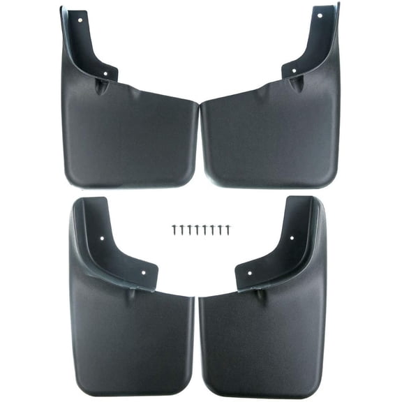 A-Premium Splash Guards Mud Flaps Mudflaps Replacement for Ford F-150 F150 2004-2014 with Factory Fender Flares 4-PC Set…