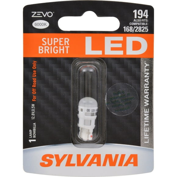 194LED.BP ZEVO Blister Pack Side Marker Light Bulb By SYLVANIA