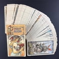 thumbnail image 4 of Tarot Mucha, cartas de Tarot, juego de mesa, baraja de cartas para reunión familiar, fiesta, naipes, 45 uds, Ts17 kaili Sencillez, 4 of 4