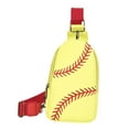 thumbnail image 3 of Bolso de pecho de rugby Mochila de hombro Mochila de pecho de rugby de moda Mochila Amarillo Jinwen Bolsa de pecho para hombres, 3 of 8