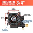 thumbnail image 4 of Bomba para hidrolavadora YAMATIC 3200 PSI 2.5 GPM horizontal, 4 of 6