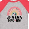 thumbnail image 4 of Inktastic Gigi and Pappy Love Me Grandchild Rainbow Girls Toddler T-Shirt, 4 of 5