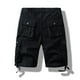 thumbnail image 3 of pstuiky Pantalones cortos para hombre, Pantalones cortos cargo de talla grande para hombre, con múltiples bolsillos, holgados, para playa y verano Pantalones cortos deportivos para hombre, 3 of 3