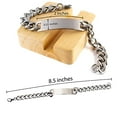 thumbnail image 2 of Nice Camping Cuban Chain Bracelet, A Day Without Camping is a Day Wasted, Present For Friends, Sarcastic Gifts From Friends, Unique camping gear, Cool camping gear, Camping gift ideas, Best camping, 2 of 3