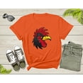 thumbnail image 3 of Cool Rooster Head Face Animal Bird Wildlife for Men Women T-Shirt Chicken Lover Gift T Shirt for Boys Girls Cute Cock Bird Tshirt, 3 of 7