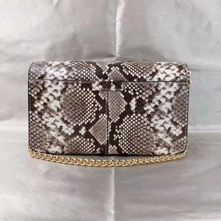 Michael Kors Snake-Embossed Leather Crossbody Bag
