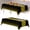 Black and Gold, variant on Haidf Table Cloth, Black and Red Disposable Plastic Tablecloth, Rectangle Table Covers for Birthday Wedding Anniversary Bridal Shower First Communion Graduation Party Decorations, 108" x 54"