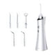 thumbnail image 1 of Professional Dental Jet Water Flosser, Portable and Rechargeable Oral Irrigator IPX7 Waterproof 3 Modes, Ideal for Home and Travel-White, 1 of 5