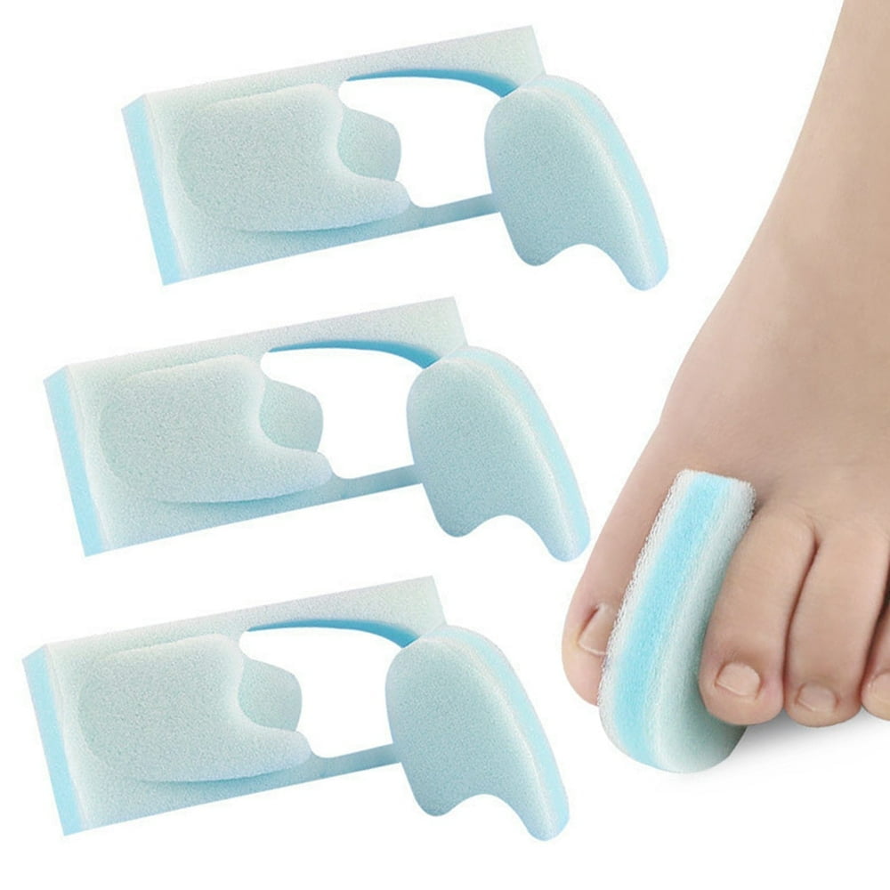 CNKOO 3 Pairs Bunion Corrector Breathable Foam Absorbent Toe Spacer Toe Separator