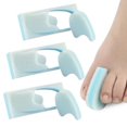 thumbnail image 1 of CNKOO 3 Pairs Bunion Corrector Breathable Foam Absorbent Toe Spacer Toe Separator, 1 of 10