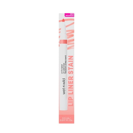 Wet n Wild Perfect Pout Lip Liner Stain, Pretty in Nude, 0.017 Fl Oz
