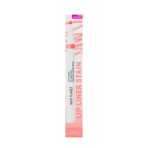Wet n Wild Perfect Pout Lip Liner Stain, Pretty in Nude, 0.017 Fl Oz