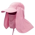 thumbnail image 3 of Femmes & Hommes Chapeau de Soleil Extérieur Protection UV Pêche Randonnée Casquettes avec Face Cou Rabat Couverture UPF 50+ Sportswear Accessoires, 3 of 6