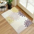 thumbnail image 2 of Washable Folding Back Rug Moroccan Flower Non-Shedding Area Rugs Boho Anti-Slip Area Rug Short Shag Plush Area Rug for Living Room, Bedroom,Children's Room, 2 of 7